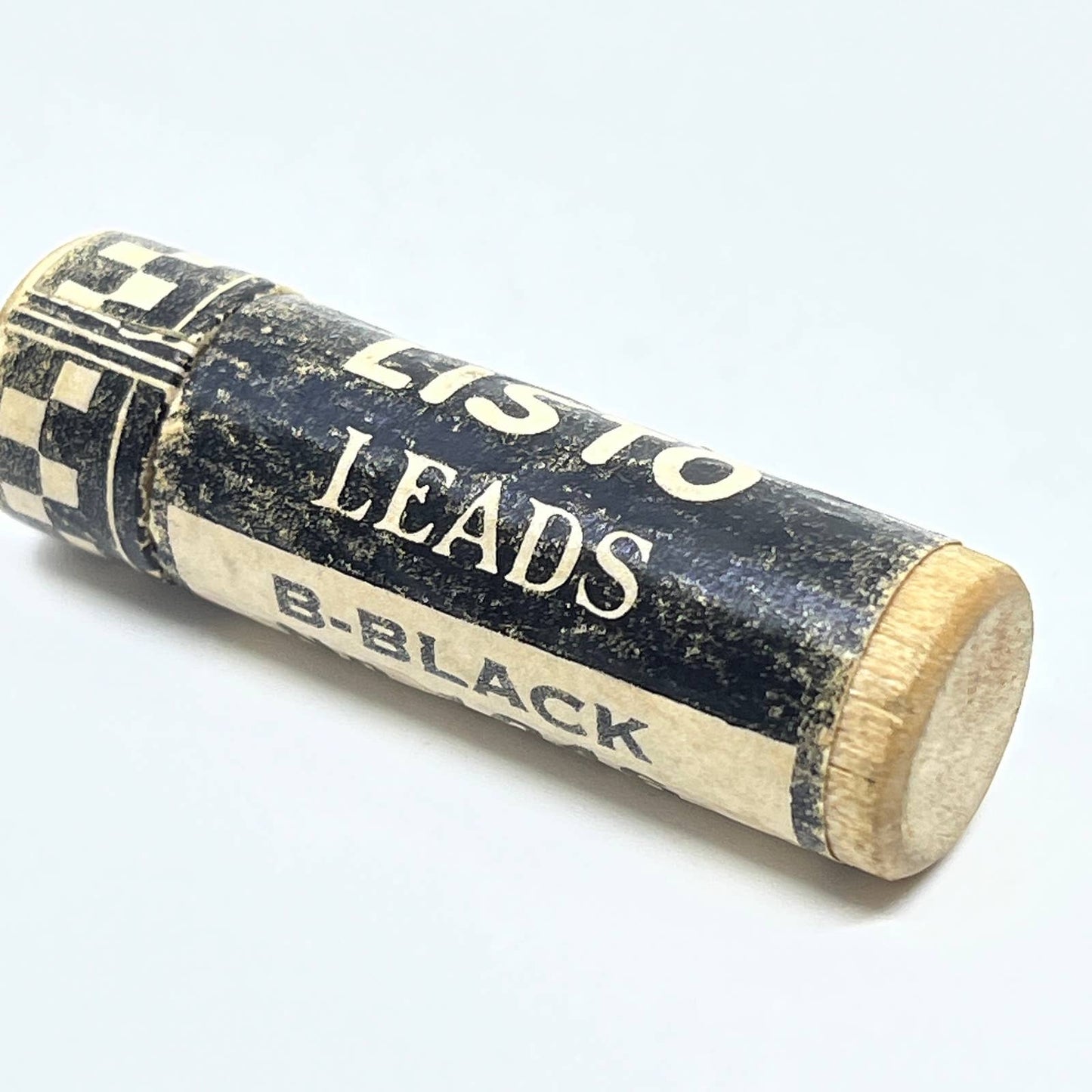 NOS Wood Tube Listo Mechanical Pencil Leads Black No. 1246 Standard 046 Thin SD8
