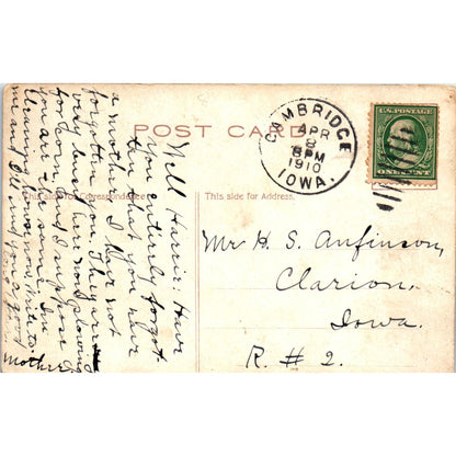 Fishing on Thousand Islands 1910 Original Postcard PB1