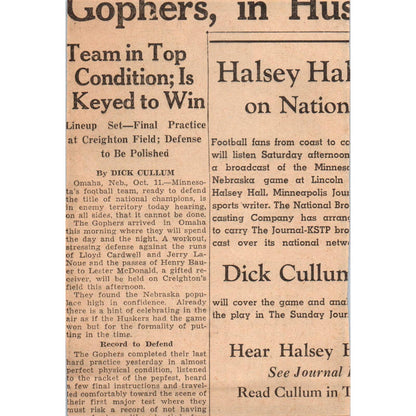 1935 Minneapolis Journal Newspaper Ad Juster Bros. Dobbs Brushwood Hats FL5-5