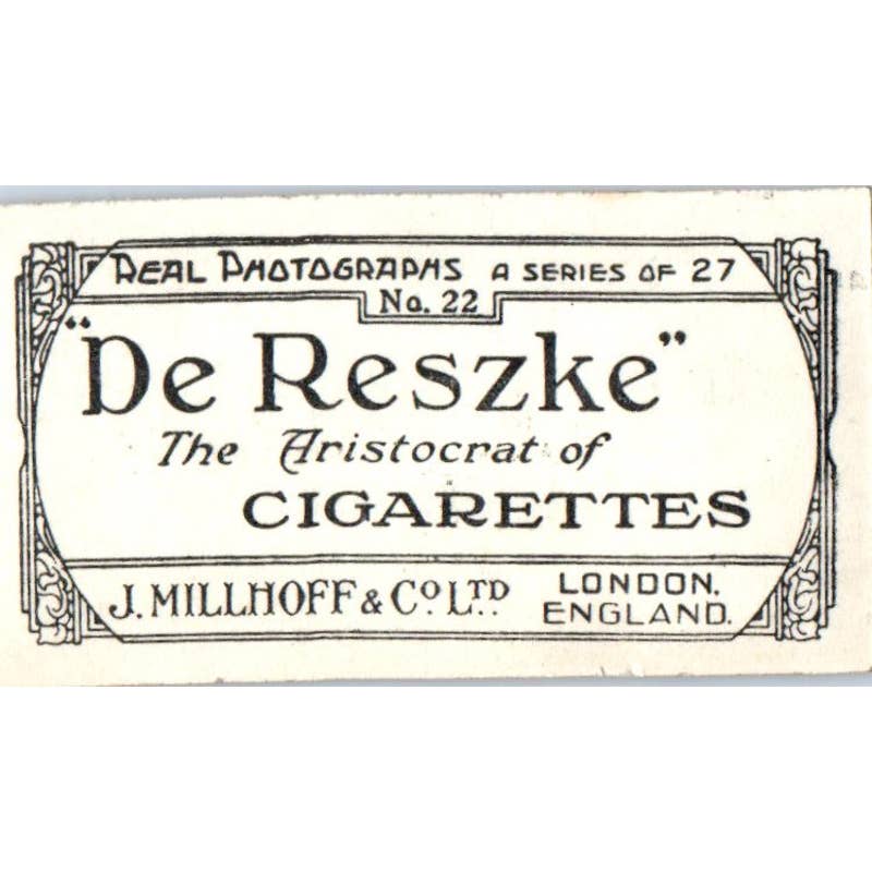 De Reszke Millhoff Cigarette Card Real Photographs #22 Monkeys 3 Disgraces SE5