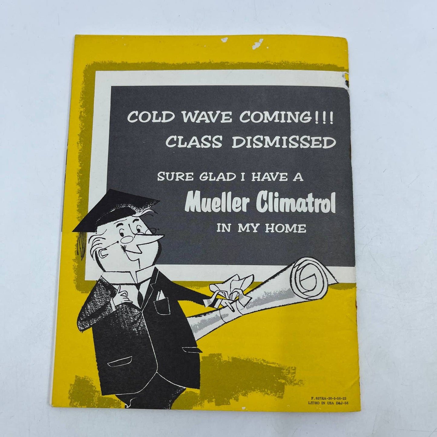 1950s Mueller Climatrol Air Heating Equipment Advertising Booklet Brochure TH8