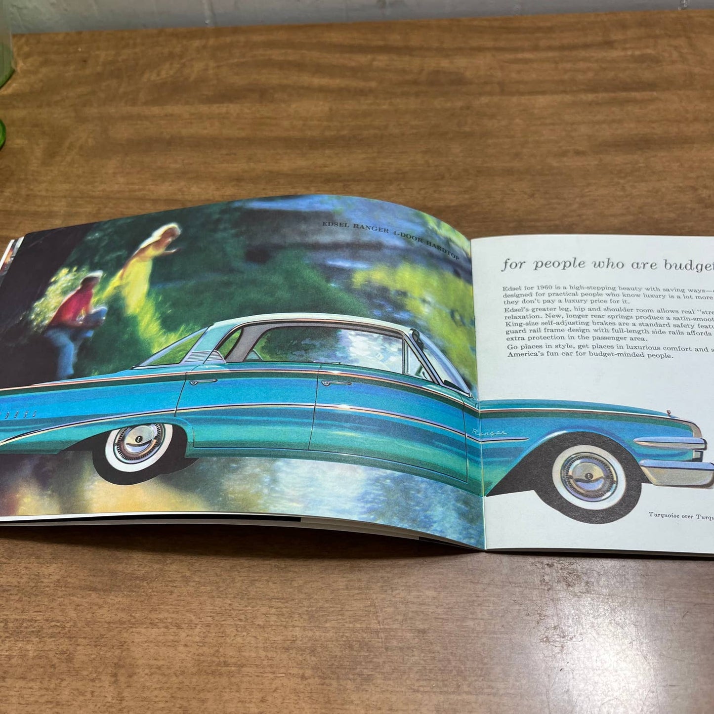 1960 Ford Edsel Color Promo Booklet New Nifty Thrifty 12pg B2