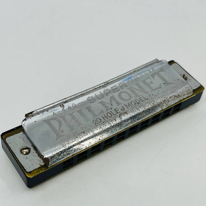 1940s Chris Kratt Super Philmonet 20 Hole C Harmonica A-440 USA SB9