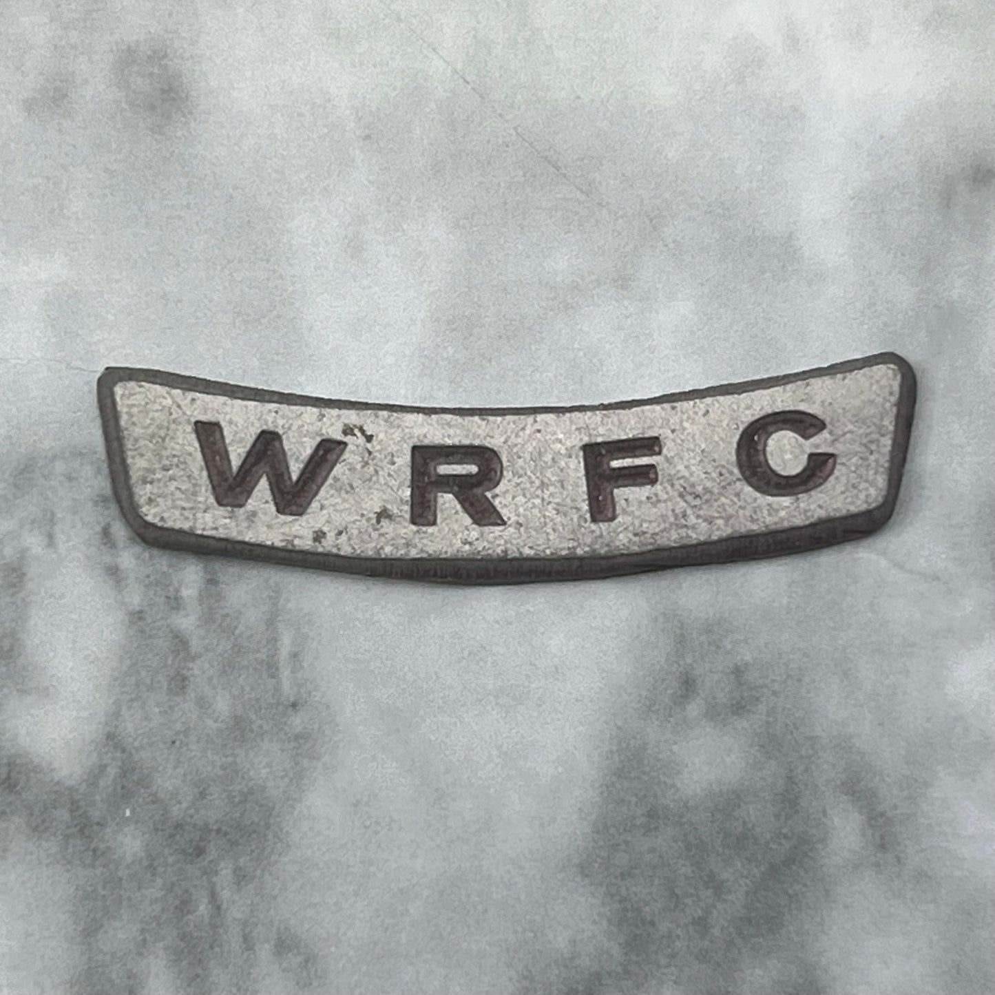 Vintage Letterpress Printers Block Plate TV Radio Call Letters WRFC SE842