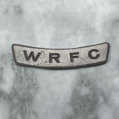 Vintage Letterpress Printers Block Plate TV Radio Call Letters WRFC SE842