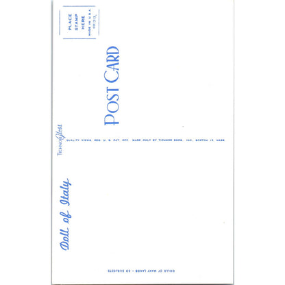 Doll of Italy - Dolls of Many Lands Series Original Postcard PB4