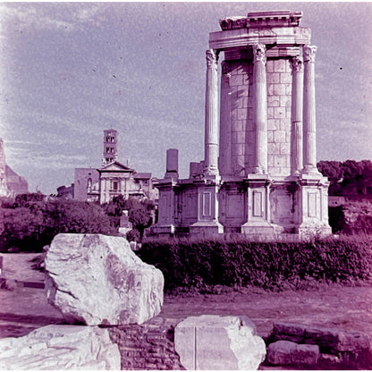1960s Cortina, Foro Romano Italy Travel Slide Set of 4 2x2 Slides TK2-S4-11