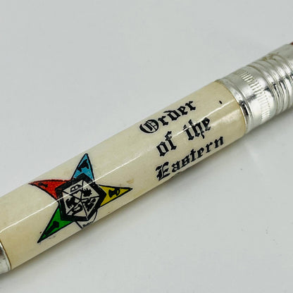 Vintage ORDER OF THE EASTERN STAR Advertising Pocket Bullet Pencil SA1