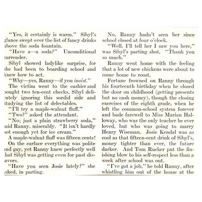 Hello Ranny! Going in the Drug Store? - 1921 Original Illustration TJ7-S