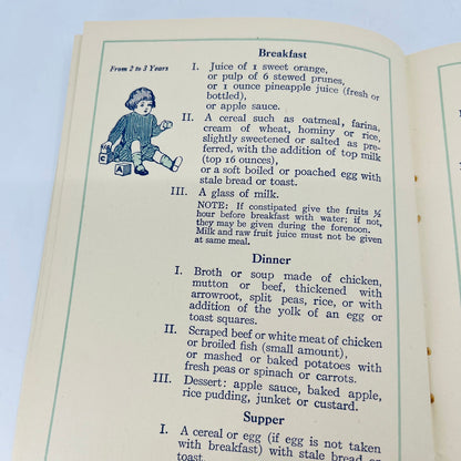 1913 Baby’s Health Powers Minneapolis MN Advertising Booklet Missing Pages H4-5