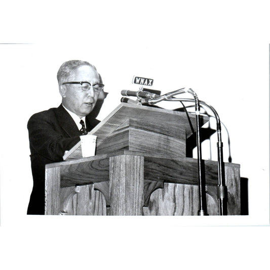 Japan Ambassador Takeuchi Forbes Hall Auditorium 1966 Original Photo 5x7 TK1-P4