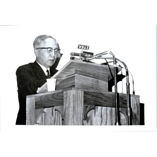 Japan Ambassador Takeuchi Forbes Hall Auditorium 1966 Original Photo 5x7 B10
