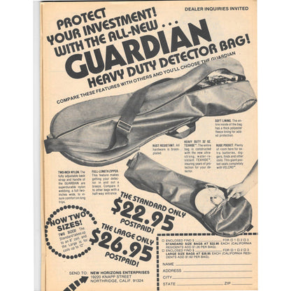 Treasure Search Magazine 1982 August Metal Detecting Gold Diamonds M2