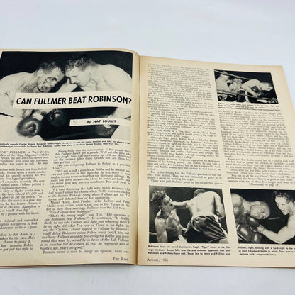 1956 Aug - The Ring Boxing Magazine Floyd Patterson Hurricane Moore Fullmer TA5