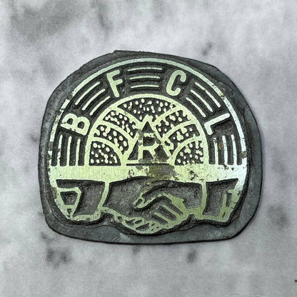 Vintage Printing Letterpress Printers Block Plate BFCL TJ515