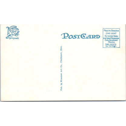 Vintage Postcard City Hall, Cincinnati Ohio TD9