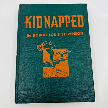 1935 Kidnapped Robert Louis Stevenson Hardcover Racine WI BA4