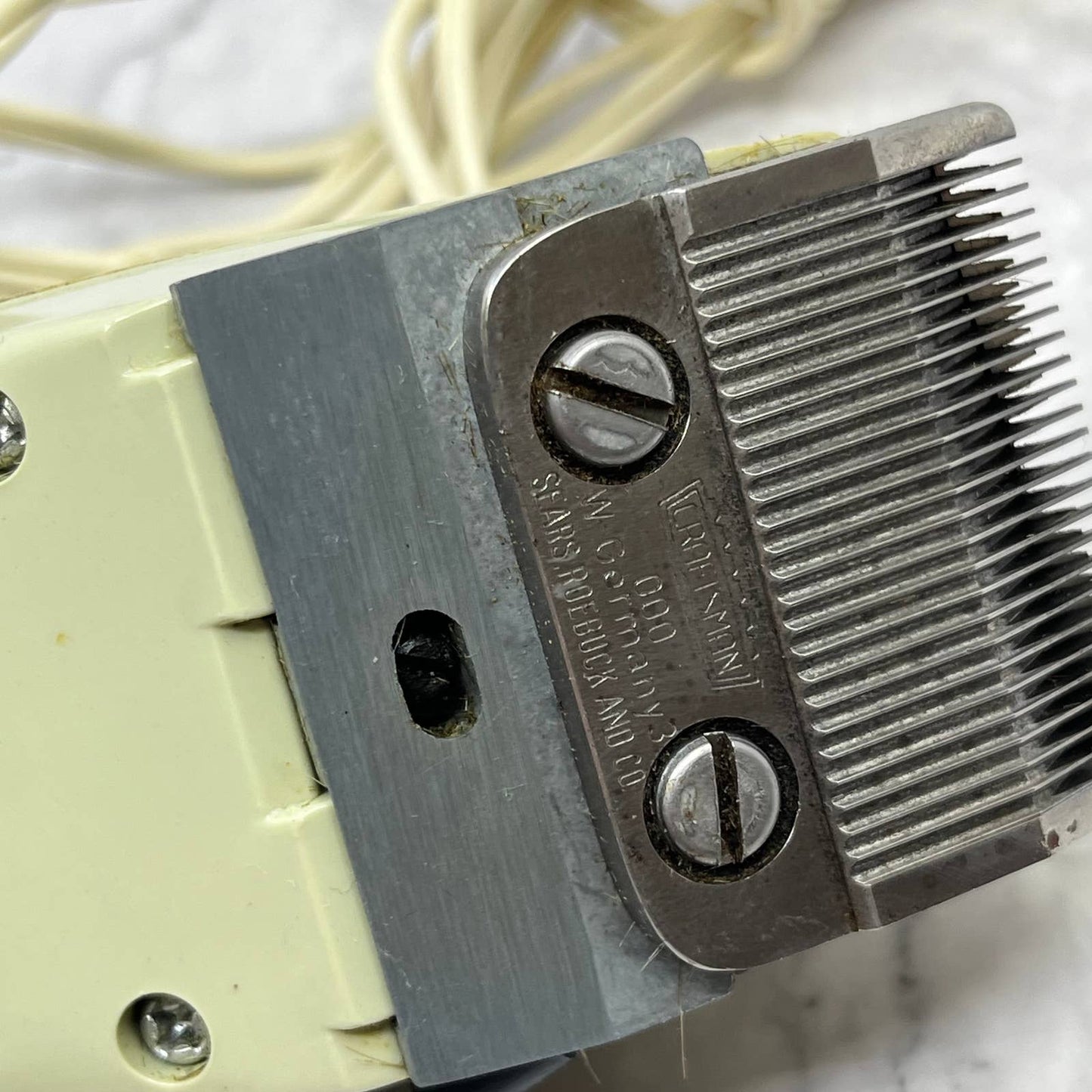 VTG Sears Roebuck Hair Trimmer 758.9362 Craftsman Adjustable Clippers WORKS TE3