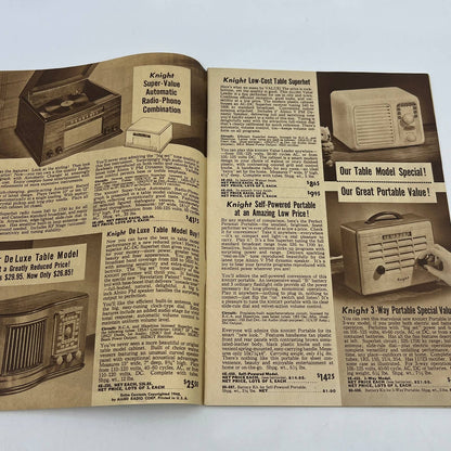 1948 Allied Radio Equipment Catalog Special Supplement Chicago IL TG6