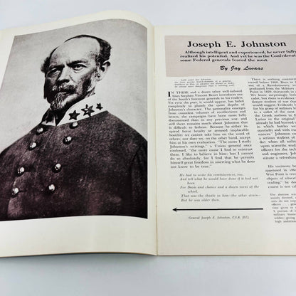 Vintage Civil War Times Illustrated Jan 1966 Joseph E. Johnstown A Reappraisal