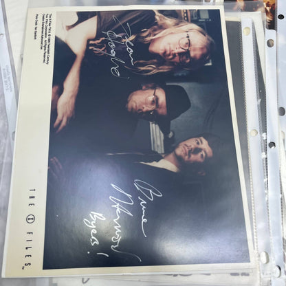 Huge Fan Collection of X-Files Photos and Autographs FL5