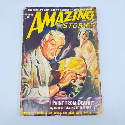 1949 August Amazing Stories Pulp Science Fiction Robert Fleming Fitzpatrick TA3