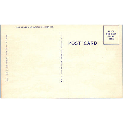 Burns' Gables Cabins Winslow Arkansas - Original Postcard P3-4