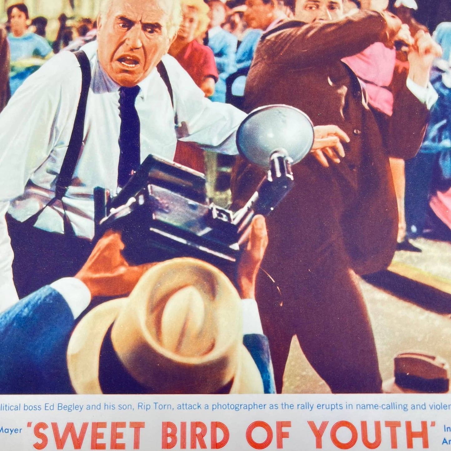 1962 SWEET BIRD OF YOUTH Movie Lobby Card #3 Ed Begley Rip Torn 11x14” FL3