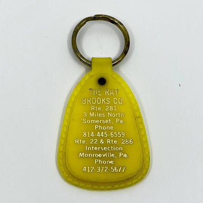 1977 Advertising Keychain 30th Anniversary THE RAY BROOKS CO. Somerset PA SC3