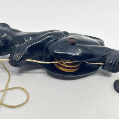 Vintage Bakelite Climber Climbing Toy Black Monkey Plastic  TE5