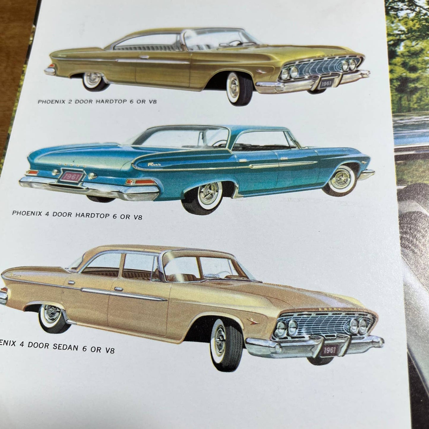 1961 Dodge Dart & Polara Phoenix Seneca Pioneer Color Sales Brochure Original B2