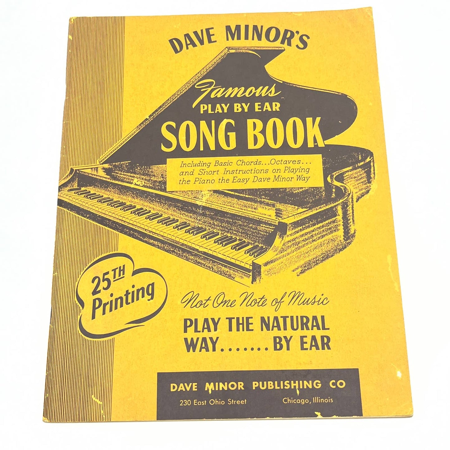 1943 Dave Minor's Famous PLAY BY EAR SONG BOOK TG4