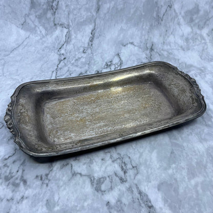Wallace Colonial Baroque Silver Plate Bread Tray 13” TJ4