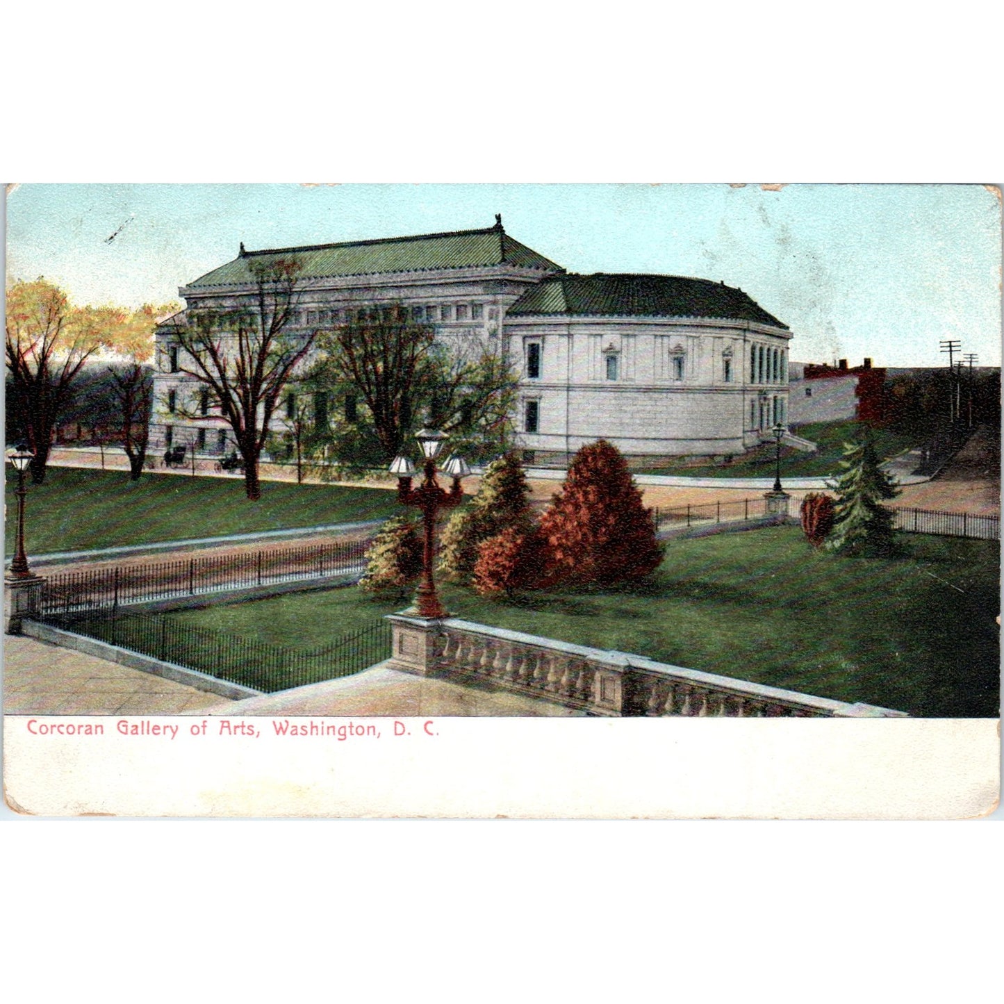 Corcoran Art Gallery 1905 Washington D.C. Original Postcard P1-16