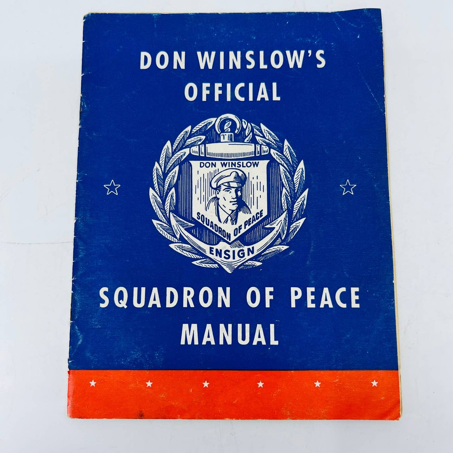 1939 Don Winslow NAVY SQUADRON OF PEACE Manual With Creed Insert C5