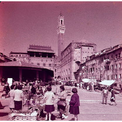 1960s Siena Italy Travel Slide Set of 3 2x2 Slides TK2-S4-8
