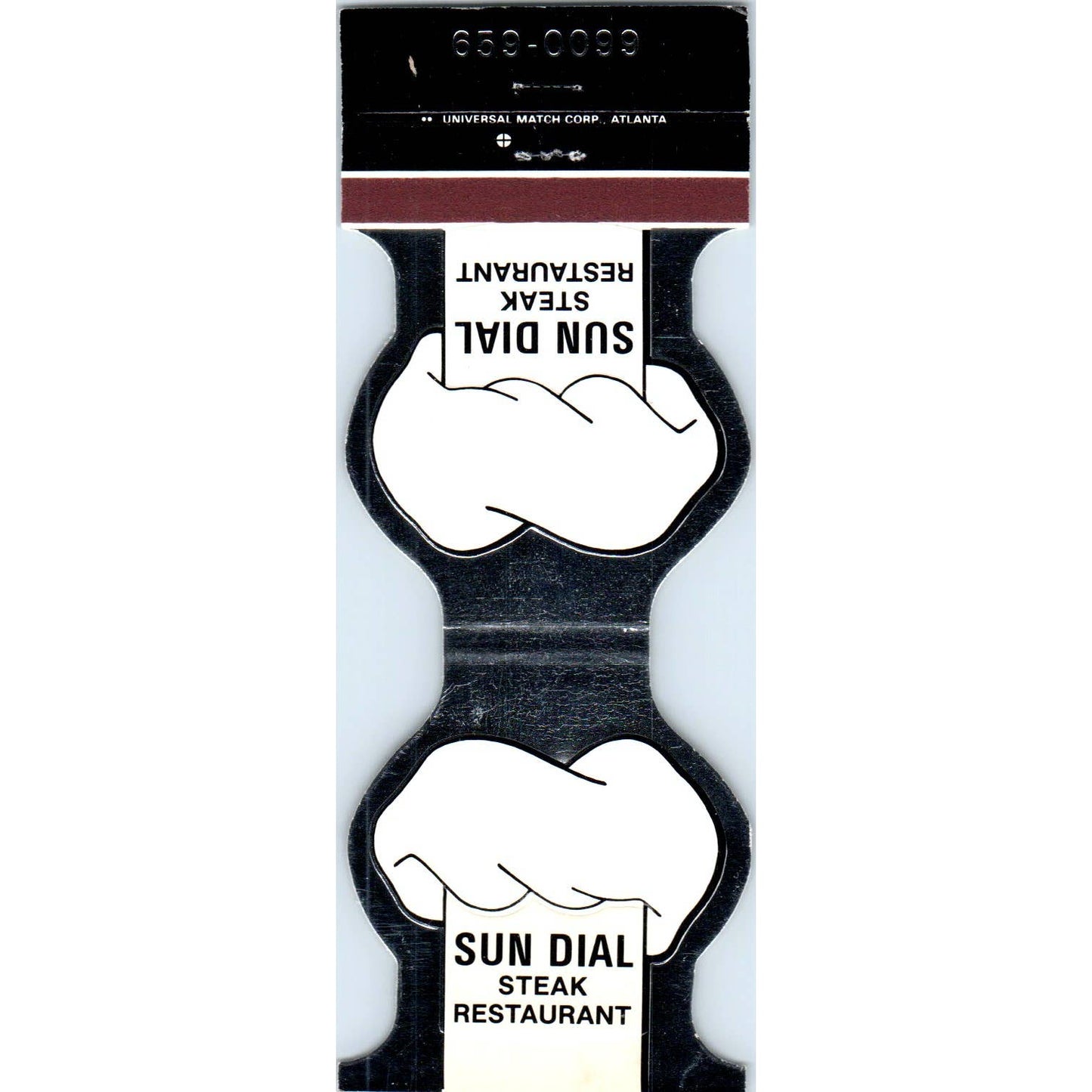 Sun Dial Steak Restaurant Westin Peachtree Plaza Atlanta Matchbook Cover SA1-M3