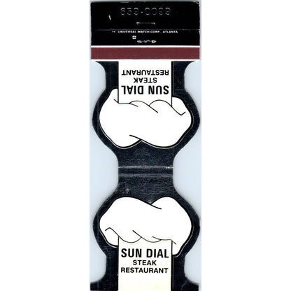 Sun Dial Steak Restaurant Westin Peachtree Plaza Atlanta Matchbook Cover SA1-M3