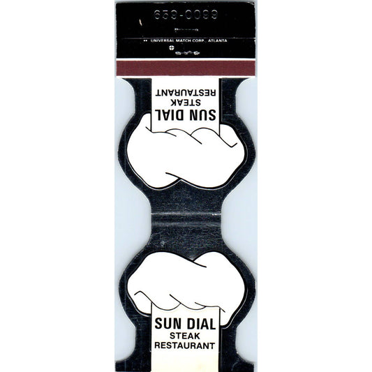 Sun Dial Steak Restaurant Westin Peachtree Plaza Atlanta Matchbook Cover SA1-M3