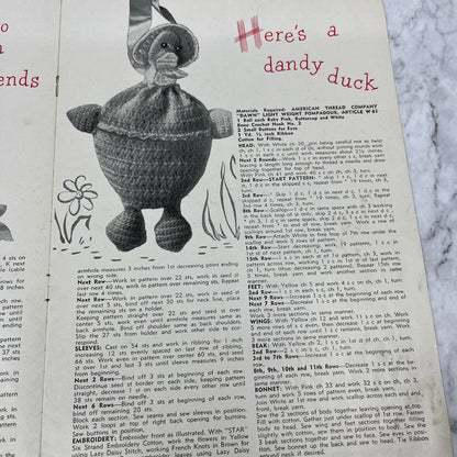 1950 YOUR BABY BOOK Knitting Patterns Star Book No. 72 -Sweaters, Pants TJ3