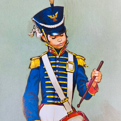 1969 Donald Art Co Hawley Print Drummer Boy War of 1812 6x15 FL2