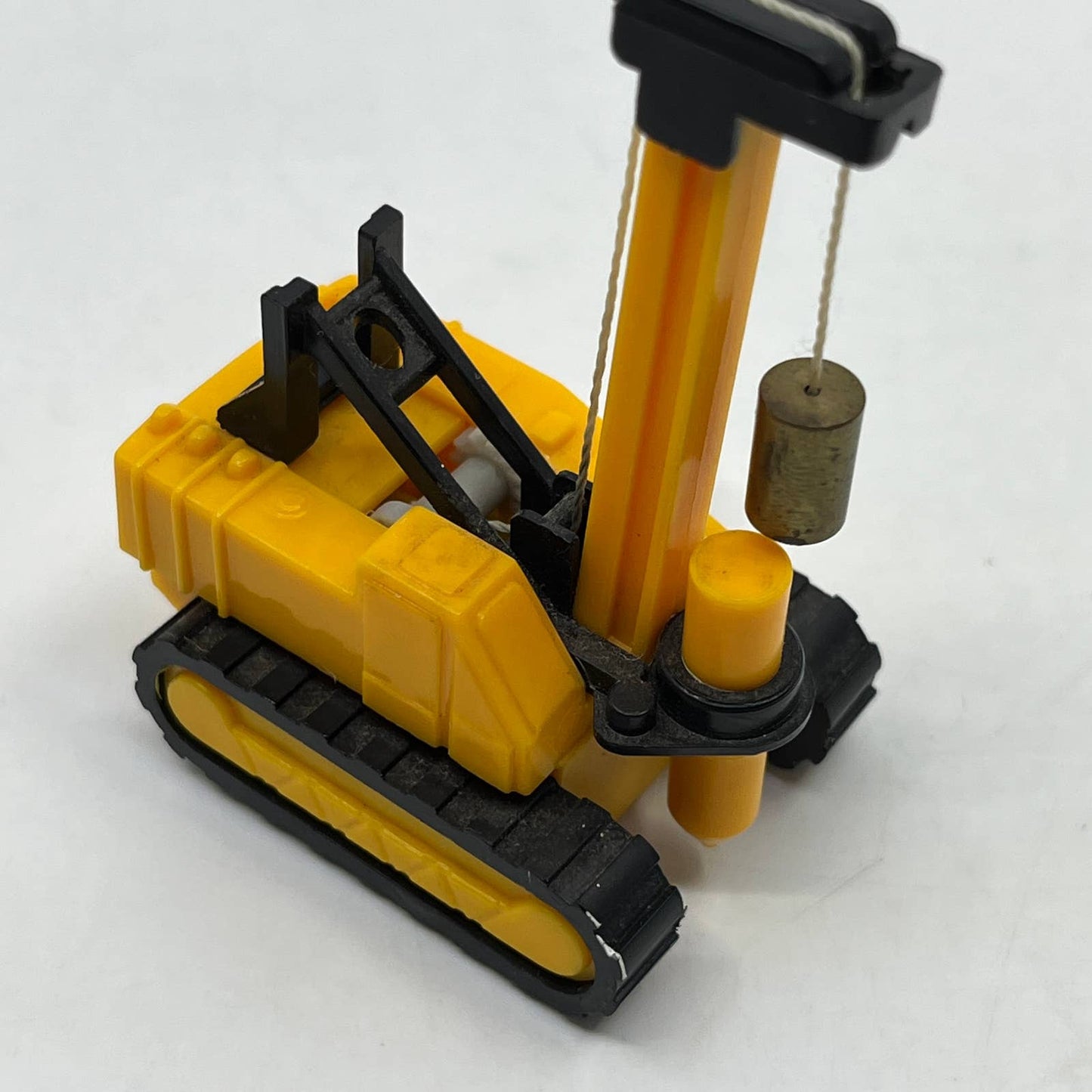 Vintage Wind Up Toy Crane Construction Machine 2” WORKS SE3