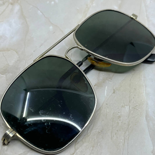 Retro 90s Metal Taiwan ROC Aviator Sunglasses Eyeglasses Frames TK2-G1-7