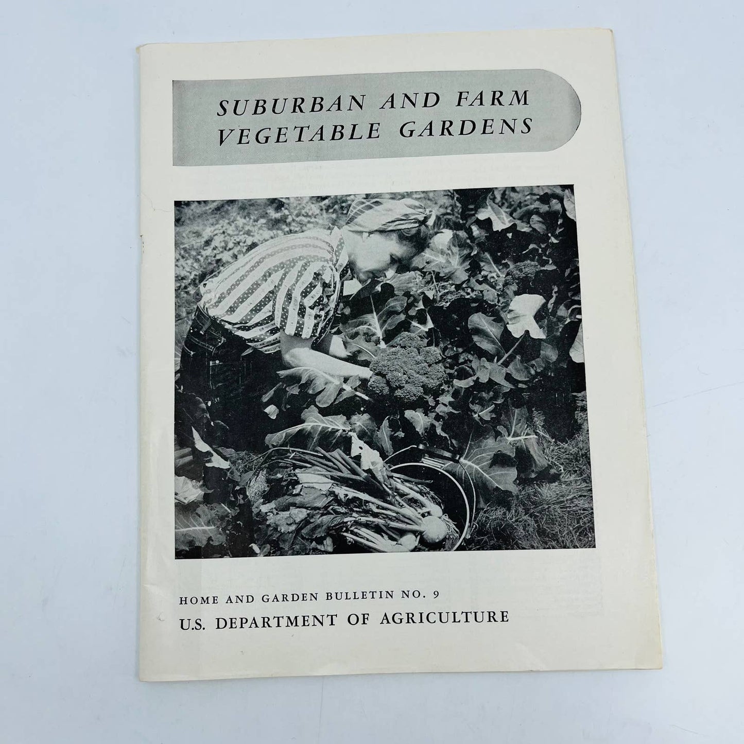 1964 Suburban & Farm Vegetable Gardens Bulletin 9 US Dept of Agriculture TB8