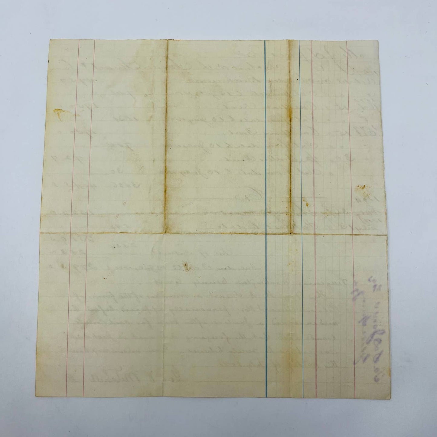 1880 Handwritten Bill From Geo V. Mitchell to JS Jones Washington County VA AA5