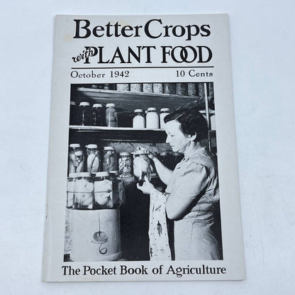 1942 Better Crops With Plant Food Pocket Book of Agriculture American Potash TF7