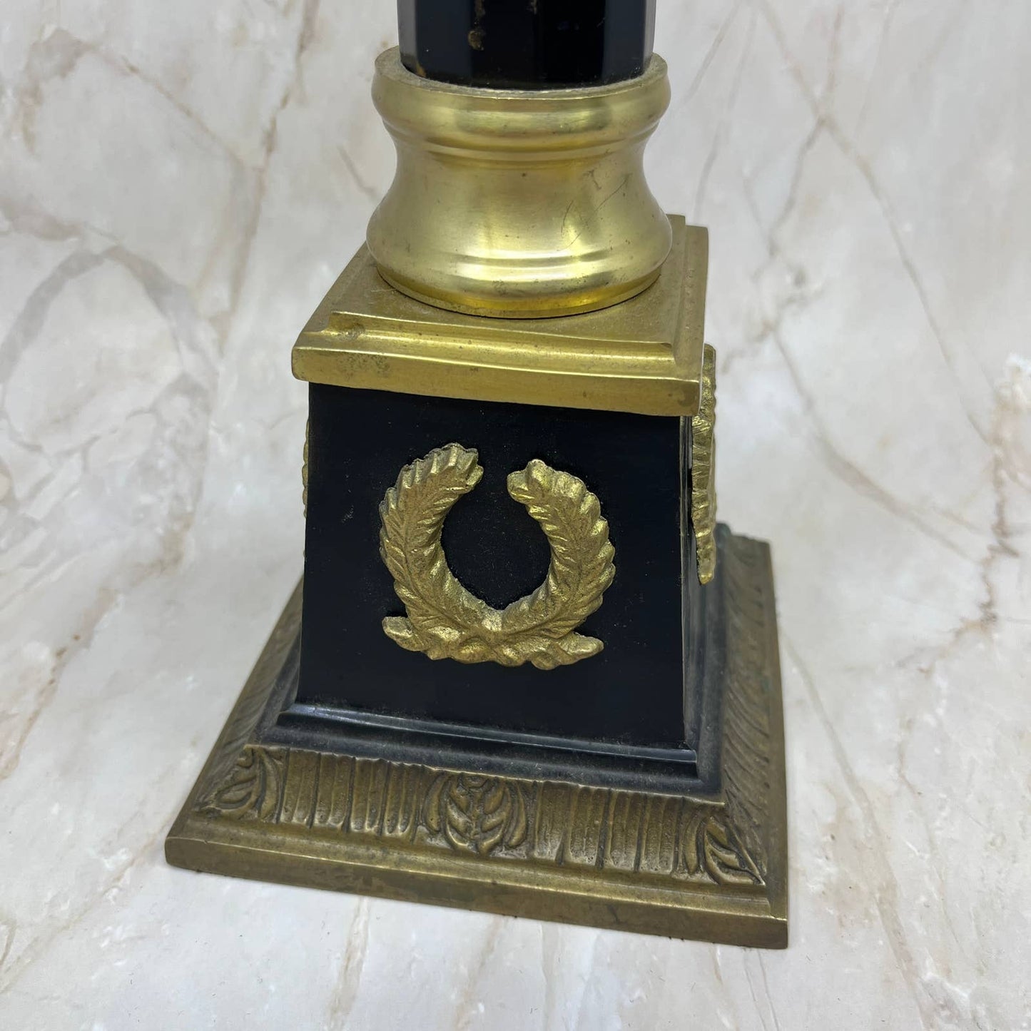 Gran Tour Style Metal Tall French Empire Neo-Classical Obelisk Statuette