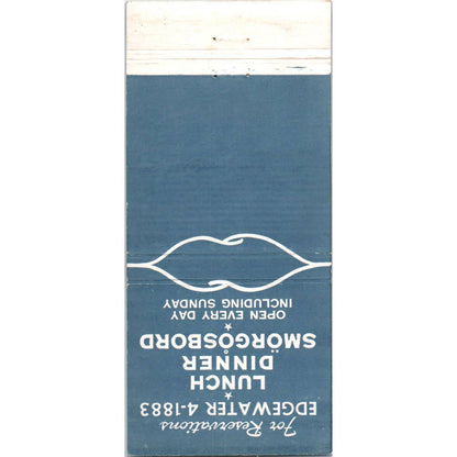 Villa Sweden Smorgasbord Chicago Advertising Matchbook Cover SA1-M10