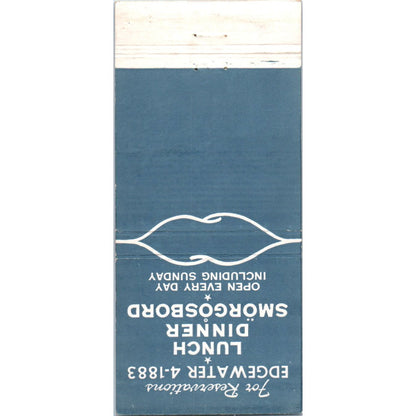 Villa Sweden Smorgasbord Chicago Advertising Matchbook Cover MM9-6