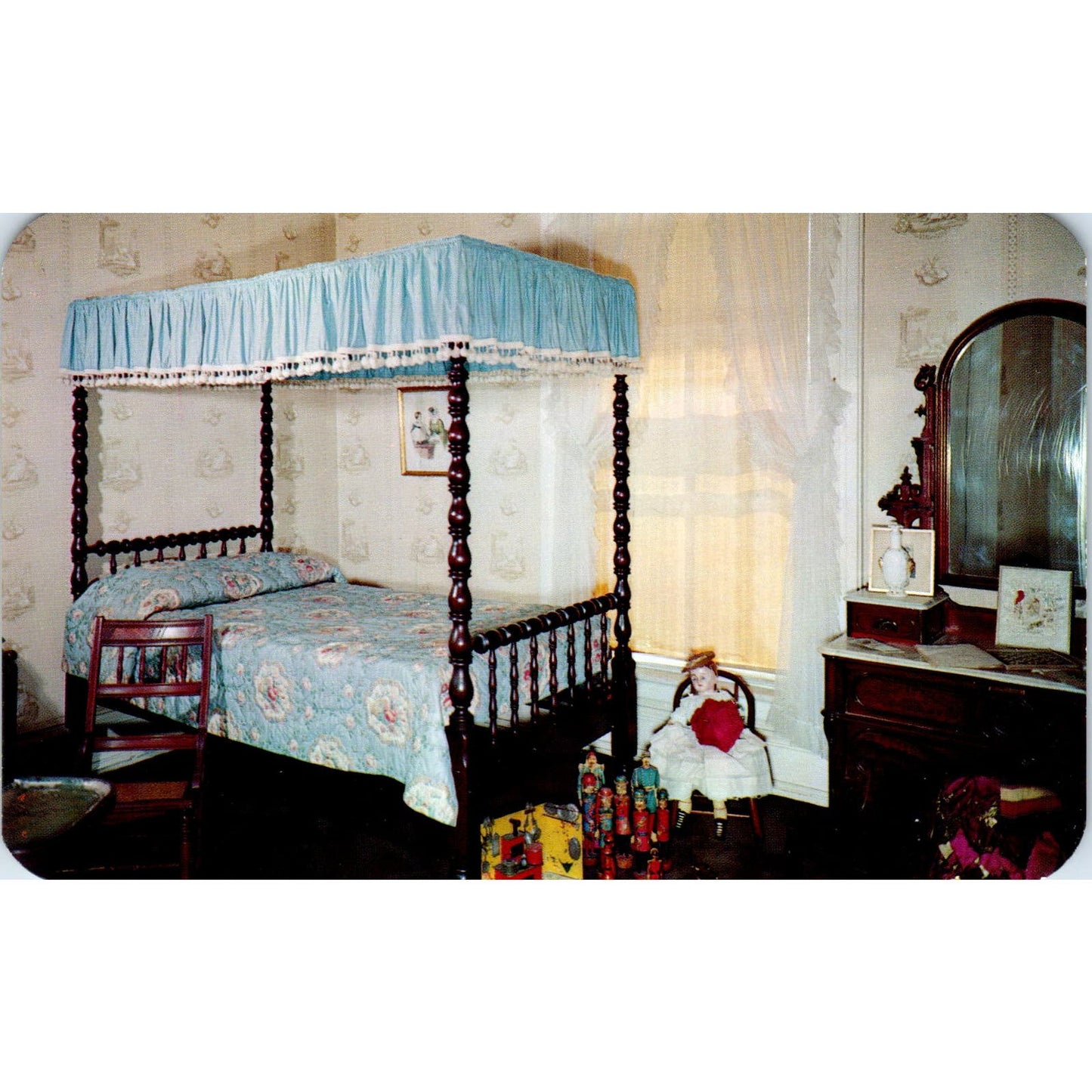 Children's Nursery Villa Louis Prairie Du Chien WI Original Postcard PB6